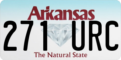 AR license plate 271URC