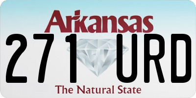 AR license plate 271URD