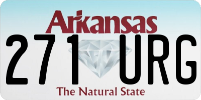 AR license plate 271URG