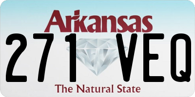 AR license plate 271VEQ