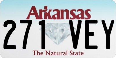 AR license plate 271VEY