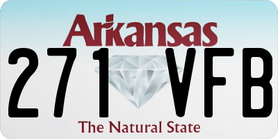 AR license plate 271VFB