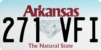 AR license plate 271VFI