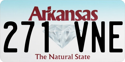 AR license plate 271VNE