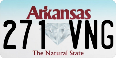 AR license plate 271VNG