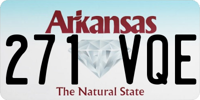 AR license plate 271VQE