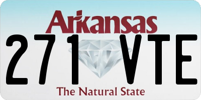 AR license plate 271VTE