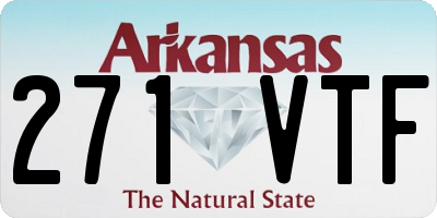 AR license plate 271VTF