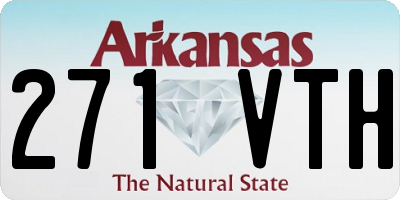 AR license plate 271VTH