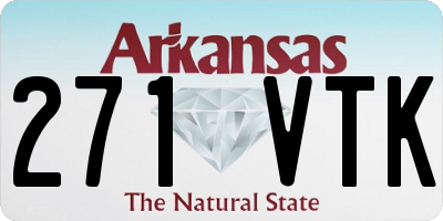 AR license plate 271VTK