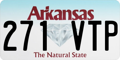 AR license plate 271VTP
