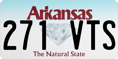 AR license plate 271VTS