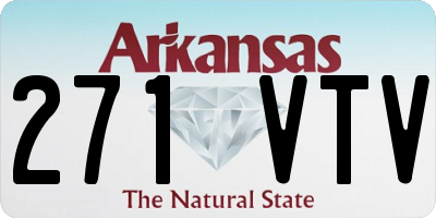 AR license plate 271VTV
