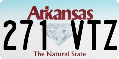 AR license plate 271VTZ
