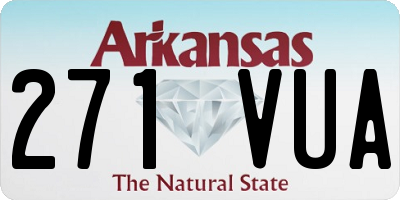 AR license plate 271VUA