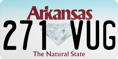 AR license plate 271VUG