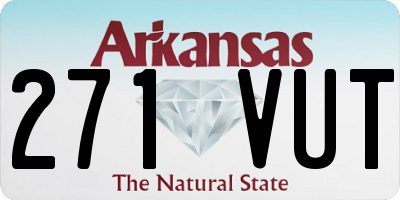 AR license plate 271VUT