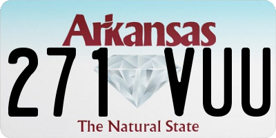 AR license plate 271VUU