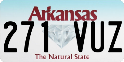 AR license plate 271VUZ
