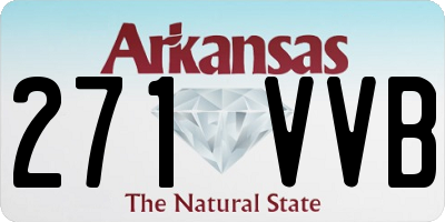 AR license plate 271VVB