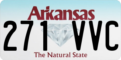 AR license plate 271VVC