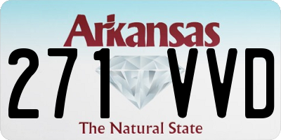 AR license plate 271VVD