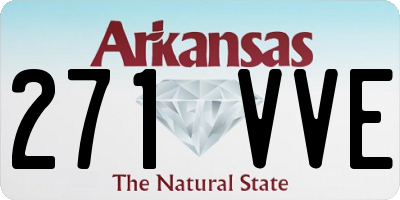 AR license plate 271VVE