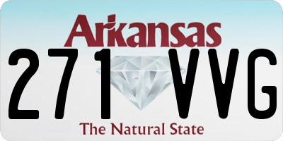 AR license plate 271VVG