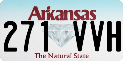 AR license plate 271VVH