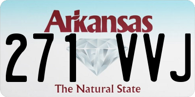 AR license plate 271VVJ