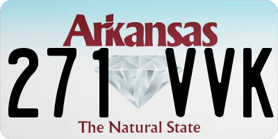 AR license plate 271VVK