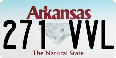 AR license plate 271VVL