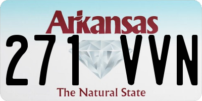 AR license plate 271VVN