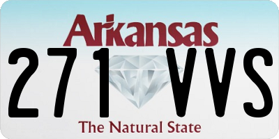 AR license plate 271VVS