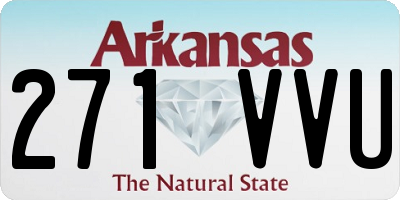 AR license plate 271VVU