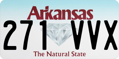 AR license plate 271VVX