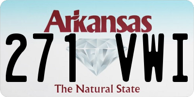 AR license plate 271VWI
