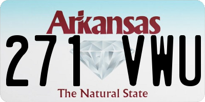 AR license plate 271VWU