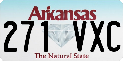 AR license plate 271VXC