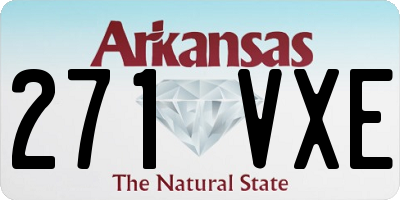 AR license plate 271VXE