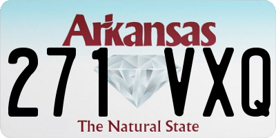 AR license plate 271VXQ