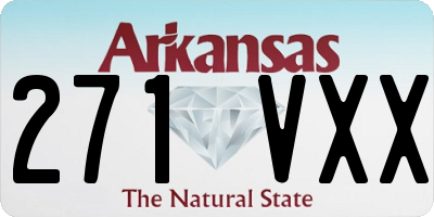 AR license plate 271VXX