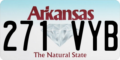 AR license plate 271VYB