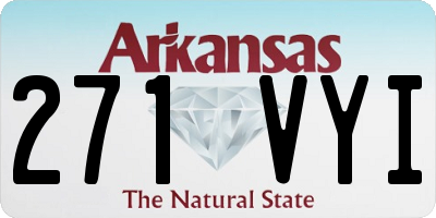 AR license plate 271VYI