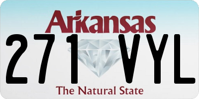 AR license plate 271VYL