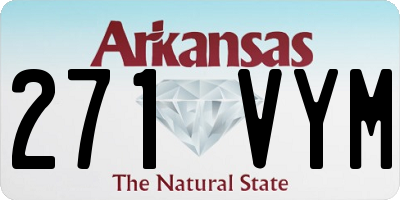AR license plate 271VYM