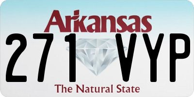 AR license plate 271VYP