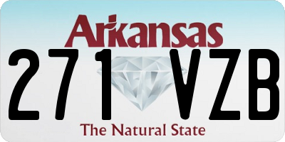 AR license plate 271VZB
