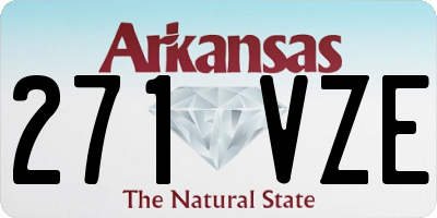 AR license plate 271VZE