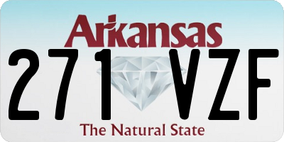AR license plate 271VZF